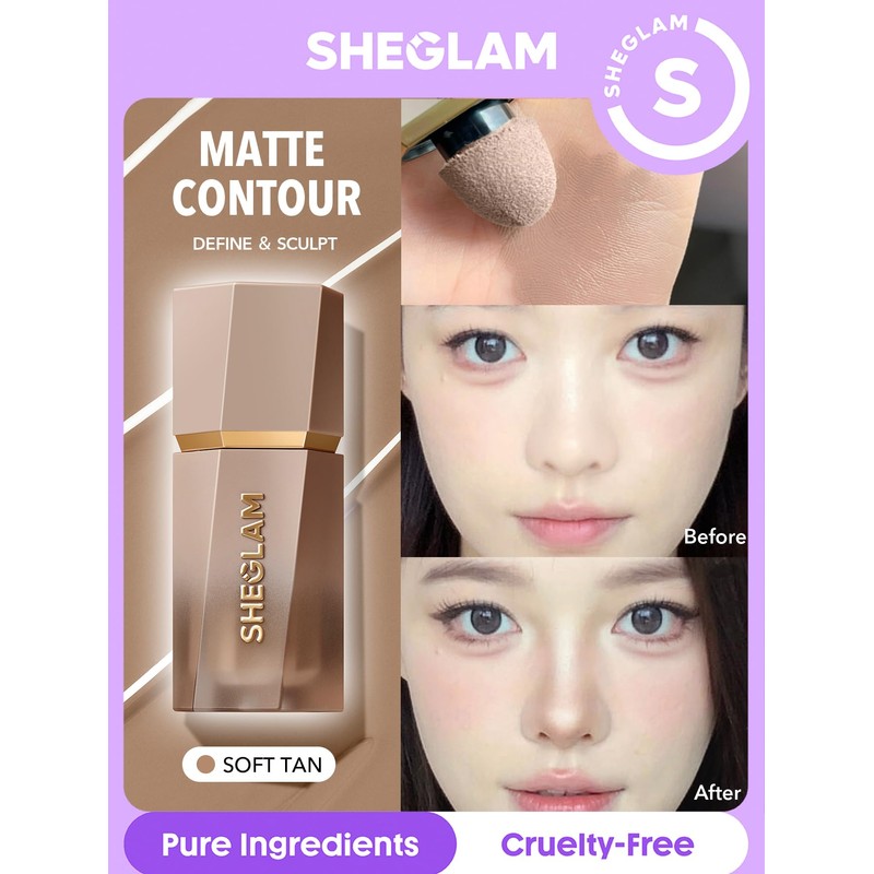 SHEGLAM Sun Sculpt Cool Toned Liquid Contour Stick Long Lasting