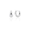 925 silver water drop one touch ring earring size /