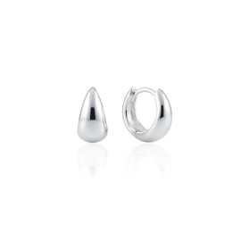 925 silver water drop one touch ring earring size / 925실버 물방울 원터치 링 귀걸이 사이즈