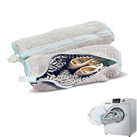 Shoe Cleaning Bag, Sneakers, Laundry Bag, Cylindrical Type, Multi-functional, Cleans Shoes, Durable, Prevents Damage, Prevents Deformation