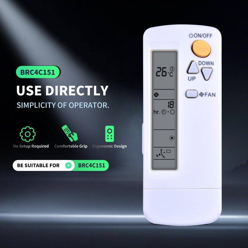 PZL New BRC4C151 Universal AC Replacement Remote Control for DAIKIN