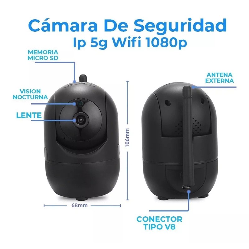 EGTMA Cámara De Seguridad Inalámbrica Ultra Hd