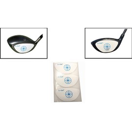 LL-Golf ® set of 150 golf impact tapes/labels of your choice for driver/wood OR iron/wedge/golf club face impact stickers/labels RH