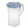 Sterilite 12 Pack 1 Gal Round Pitcher, Drink Dispenser Jug,