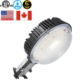 Outdoor 150W-35W LED Garden Wall Lights Waterproof with IP65 Rating Aluminum and PC Lamp Body for Parks 5-Year WarrantyLamp Power(W): 80, Emitting Color: White, Color: Dark Grey
