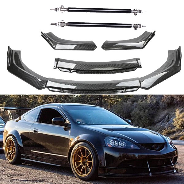 Unbranded Front Bumper Lip Body Kit Spoiler For Acura RSX