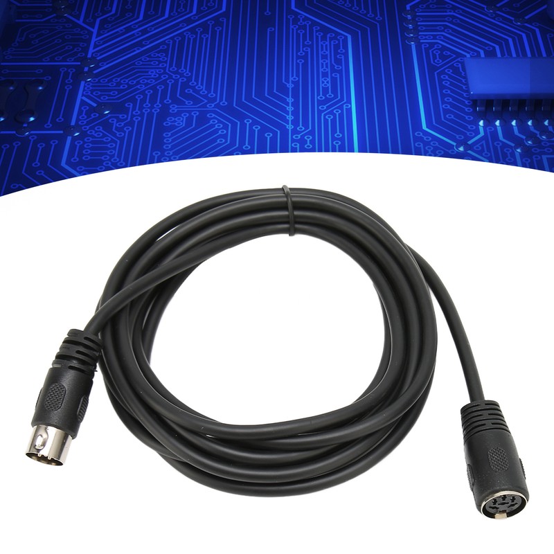 6 Pin DIN Male to Female Cable Sound Data Signal