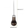 Wooden Handle Scratch Awl for Leather Punch Hole or DIY