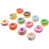 HILAZA Donut Erasers for Kids Bulk, 24 Pieces 3D Cute