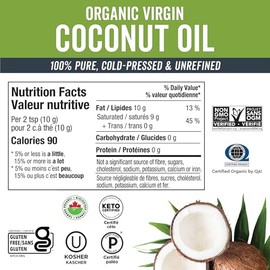 Viva Naturals Organic Extra Virgin Coconut Oil, 32 Ounce