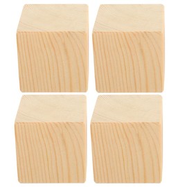 Angoily Wood Furniture Riser, 4PCS Wooden Bed Risers Lifts up 2200 Lbs Heavy Duty Bed Raising Blocks for Beds Couches Desks Table Risers, Wood Couch Riser