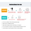 3PCS Bird Repellent Balloons Scary Eyes Balloons with Eye Sticker