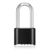 Combination Padlock 4-Digit Locker Padlock Long Shackle Weatherproof Zinc Alloy