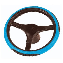 Cartrend 60188 Massage-Lenkradhülle blau