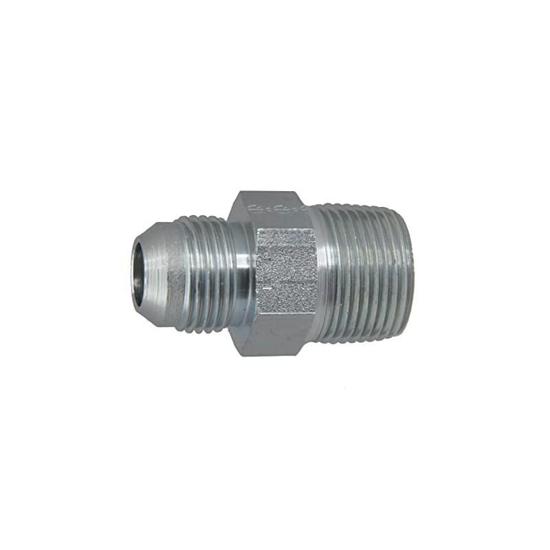 Double Nipple NPT 3/4 Inch UNF 7/8 Inch -14 (JIC),