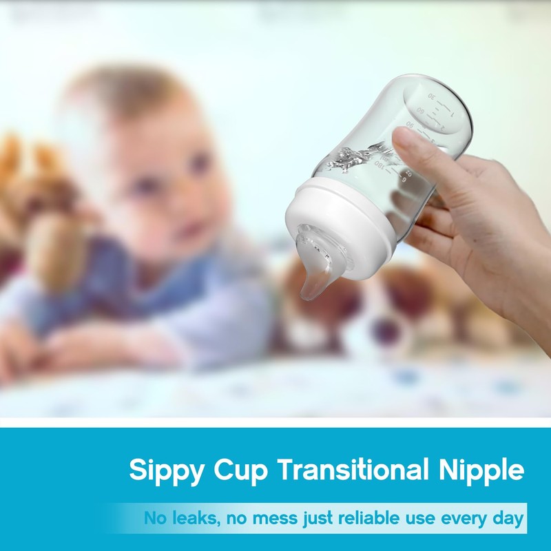 8pcs Replacement Silicone Spout Nipple for NUK Activity and Learner