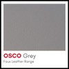 OSCO Faux Leather Tissue Box - Grey
