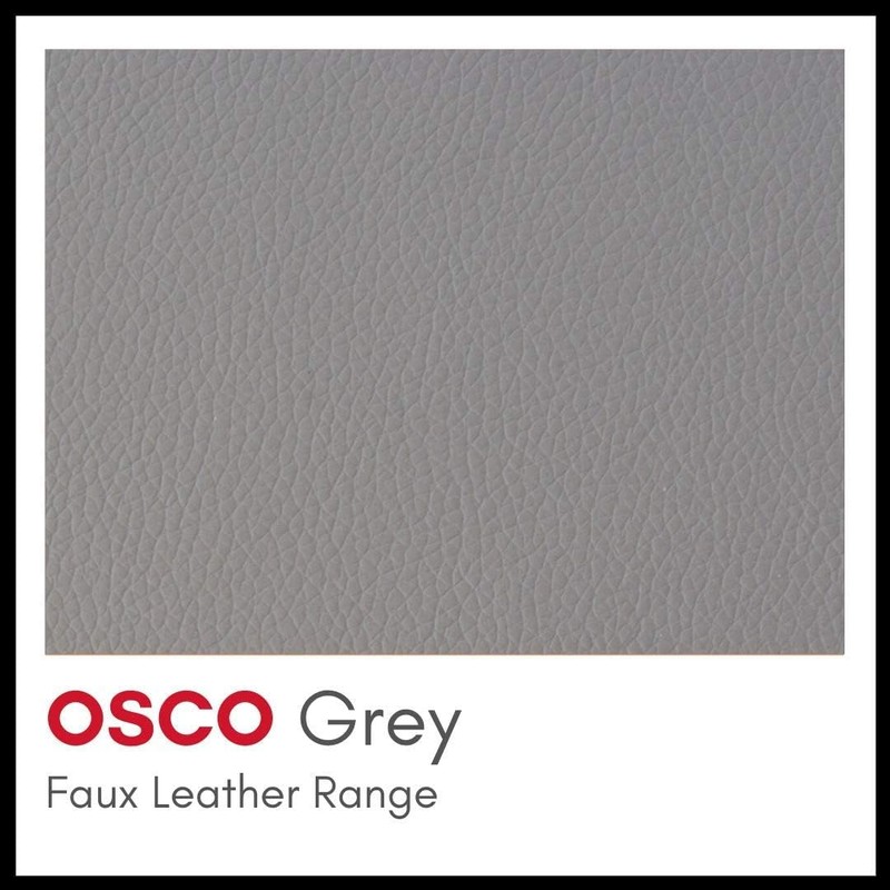 OSCO Faux Leather Tissue Box - Grey