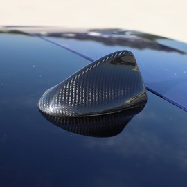 Carbon Fiber Roof Antenna Shark fin Shape Cover Trim for 2022 Maser@ti Grecale Accessories/2023 Maser@ti Grecale Accessories,Custom-Fit Antenna Cover Trim,Automotive Top Roof Aerials Base ABS Shell