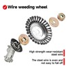 Steel Wire Weeding Head, 150 x 25.4 mm Brush Cutter