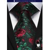HISDERN HTP-02S Paisley Pattern Necktie Chief Set, Men's, Business, Wedding,