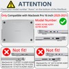 AKIT Compatible with MacBook Pro 16 inch Case 2025 2024-2021
