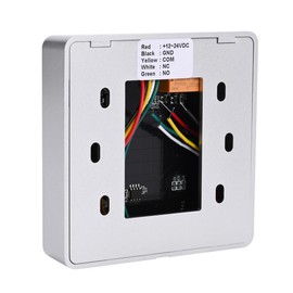 Touch to Exit Button for Door Access Control System LED Light 5 Contact Output Push Exit Switch Square Shape