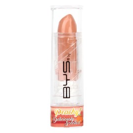 BYS Scented Peachy Lipstick Soft Pink, bold statement lips uper-silky and richly pigmented formulation is longwearing and glides smoothly onto lips texture comfortable wear on lips no fade or flake