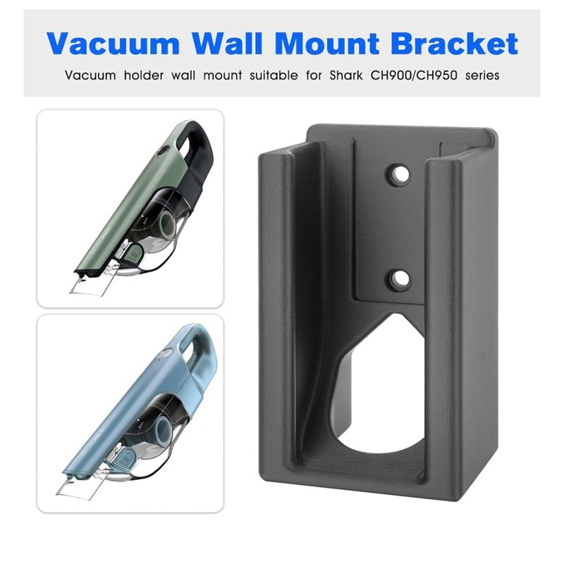 SquirrelBox Original Wall Mount Vacuum Holder Compatible with Shark Handheld