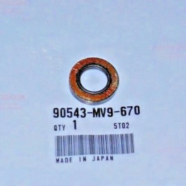 HONDA ENGINE VALVE COVER BOLT SEAL 90543-MV9-670,