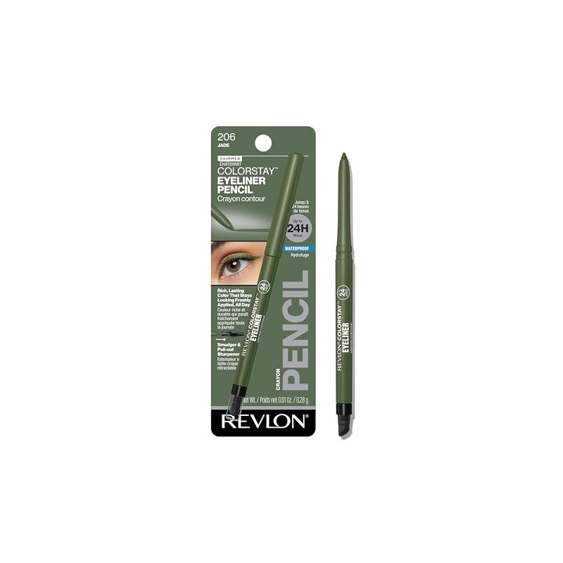 Revlon ColorStay Eyeliner Pencil, Jade