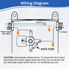 Saillong Attic Fan Thermostat Control, Replacement Thermostat with Adjustable Temperature