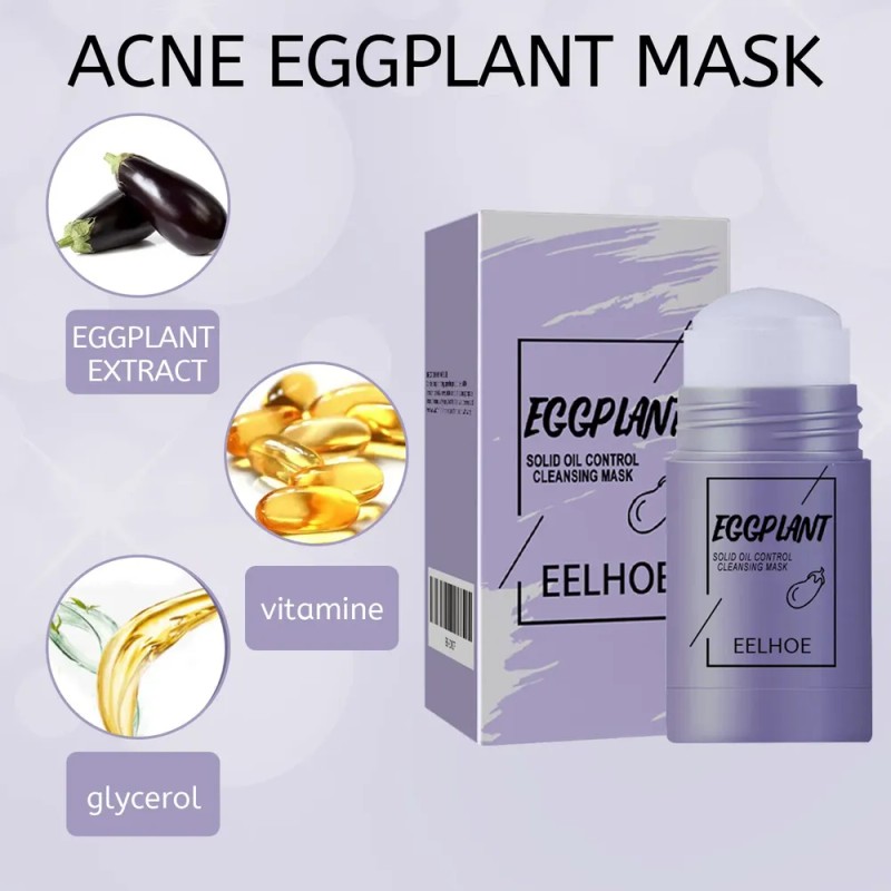 Mascarilla Facial Sólida Eelhoe Smear-on, Limpieza Suave Y P