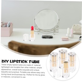 Housoutil Lip Gloss Tubes 4 Pcs Lipstick Empty Tube Abs Packaging Material Travel Eyelash Lipgloss Tubes