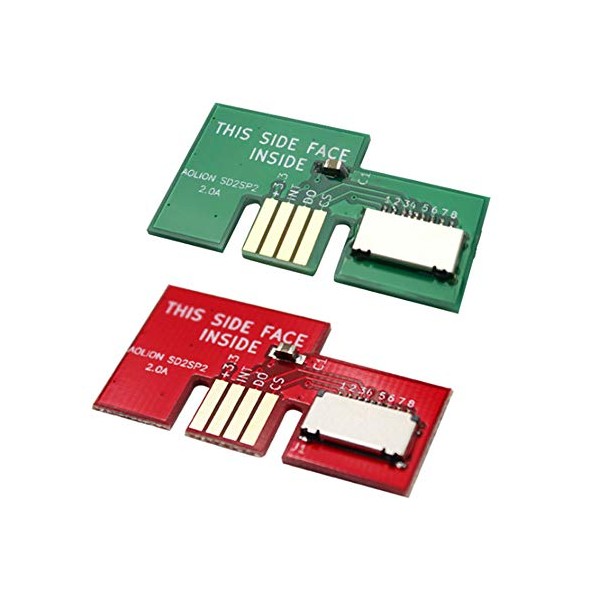 Wixine 2Pcs for Serial Port 2 SD2SP2 Micro SD Card TF Card Reader Accessories Spare Parts Random Color