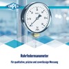 'Pressure Gauge with Lower G, high-pressure, 0 60BAR, G1/4