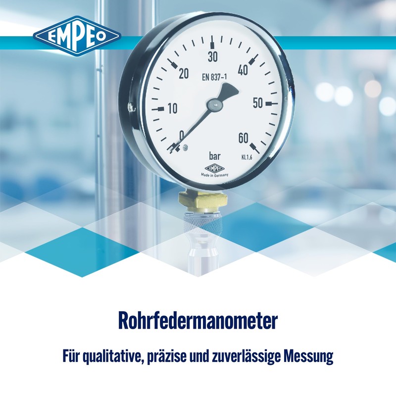 'Pressure Gauge with Lower G, high-pressure, 0 60BAR, G1/4