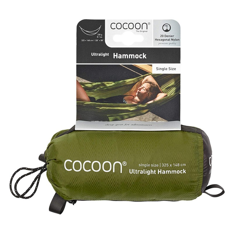 Cocoon 12550061 Ultralight Hammock, Olive Green