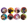 Unbranded Dog Stickers | 1.5" Round | 80 Pack |