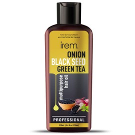 Irem Irem Onion & Black Seed Hair Oil For Hair Growth With Green Tea Oil Promotes Hair Growth Control Hair Fall & Dandruff 250ml