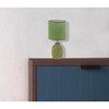 Ceramic Table Lamp with Shade Leaflet Green