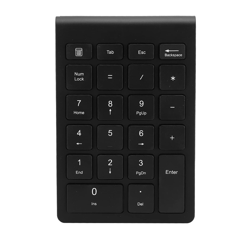 GOWENIC Combo de Teclado y Mouse Inalámbricos, Teclado Numérico Ergonómico