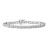 Unique Design Womens Diamond Tennis Bracelet - Sterling Silver 1/4