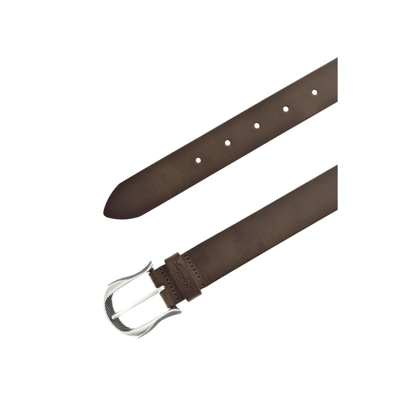 MUSTANG Women's Genuine Leather Belt, brown