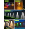 Solar Fence Lights Outdoor Waterproof High Brightness LED Spot Lens