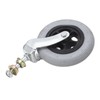 Wheelchair Replacement Wheel Grey 6 Inch PU Inflatable Universal Wheelchair