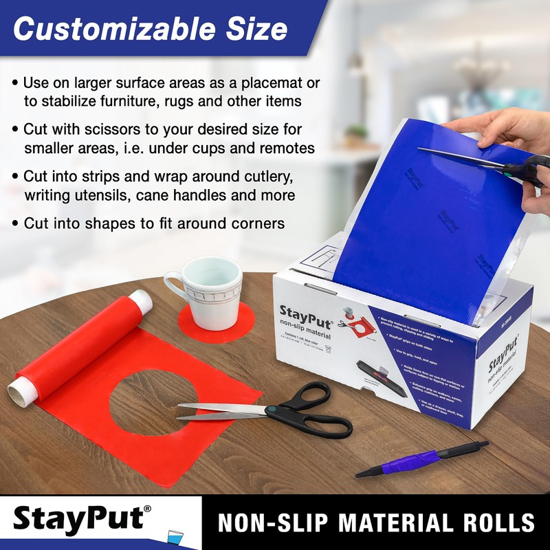 Stay Put Non-Slip Material Roll - 16" x 2 yd