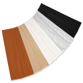 Fashion Headbands for Women & Girls - Elastic Nonslip Workout & Sport Hair Bands, Soft Comfortable Fabric Head bands | Floral, Stripes & Multi-Color Hair Accessories