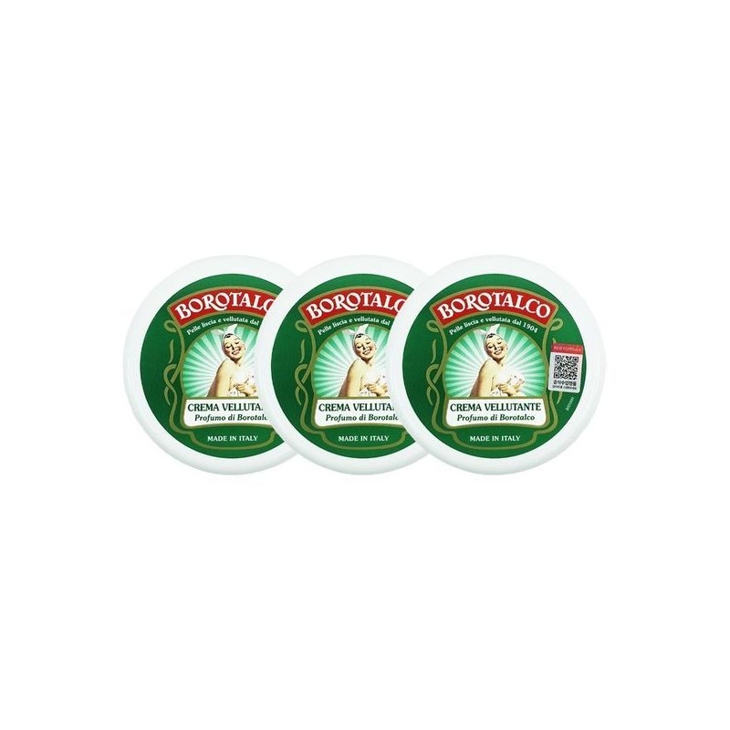 (NS Home Shopping) Borotalco Velveting Body Cream 150ml 3 Pieces