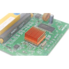 2Pcs Pure Copper Heatsink 0.79" x 0.79" x 0.43" / 20mm x 20mm x 11mm Skiving Fin Heat Sink Cooling for Raspberry pi Electronic 3D printer CHIP IC MOS Heat Dissipation